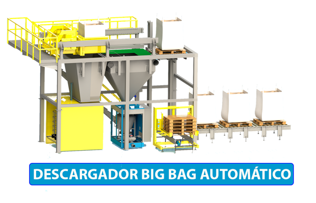 Nuevo sistema de descarga de big bag automático